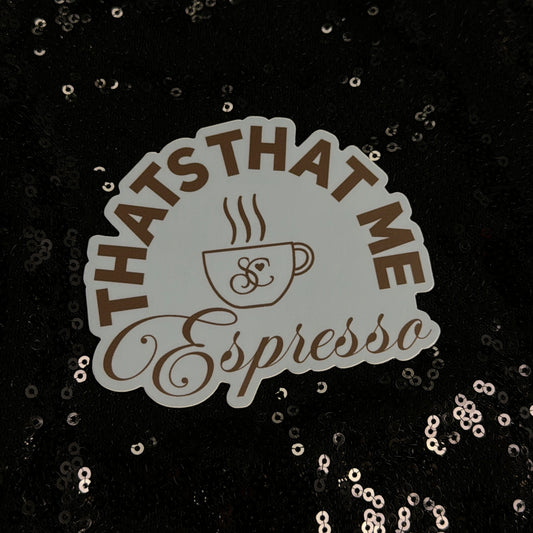 The Espresso Sticker