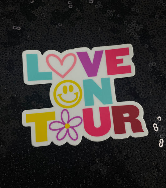 The Love On Tour Sticker
