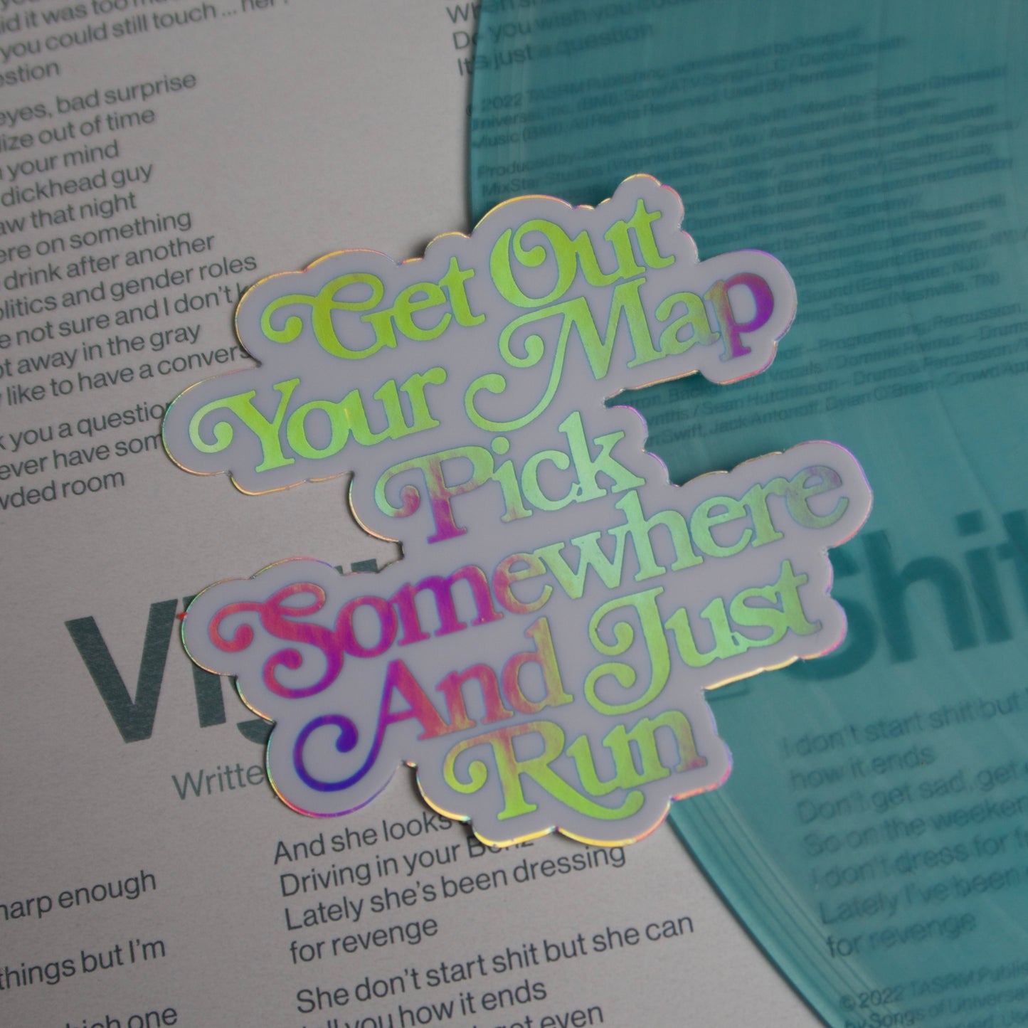 The “Dear Reader” Holographic Sticker