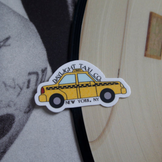 The Daylight Taxi Mini Sticker