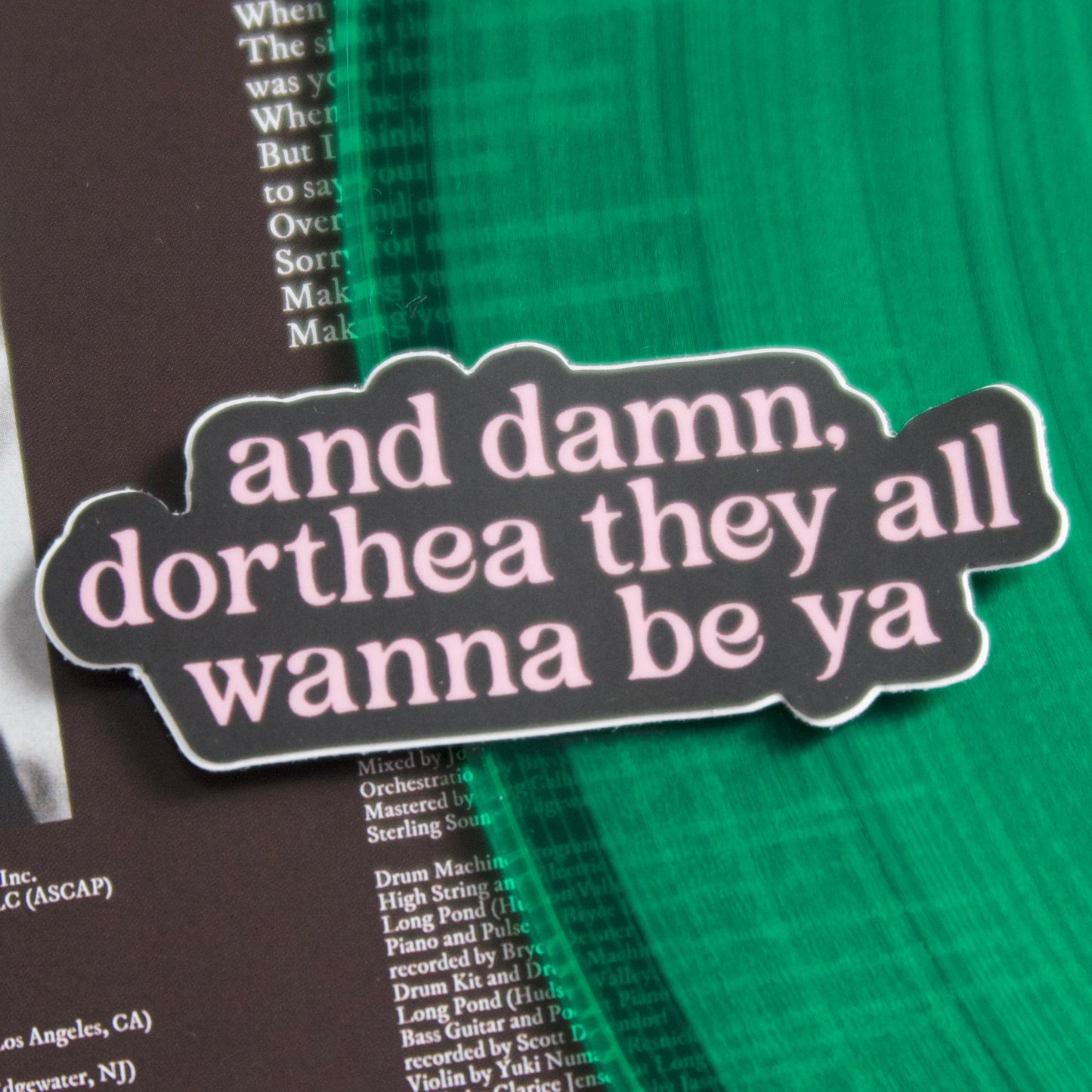 The "dorthea" Sticker