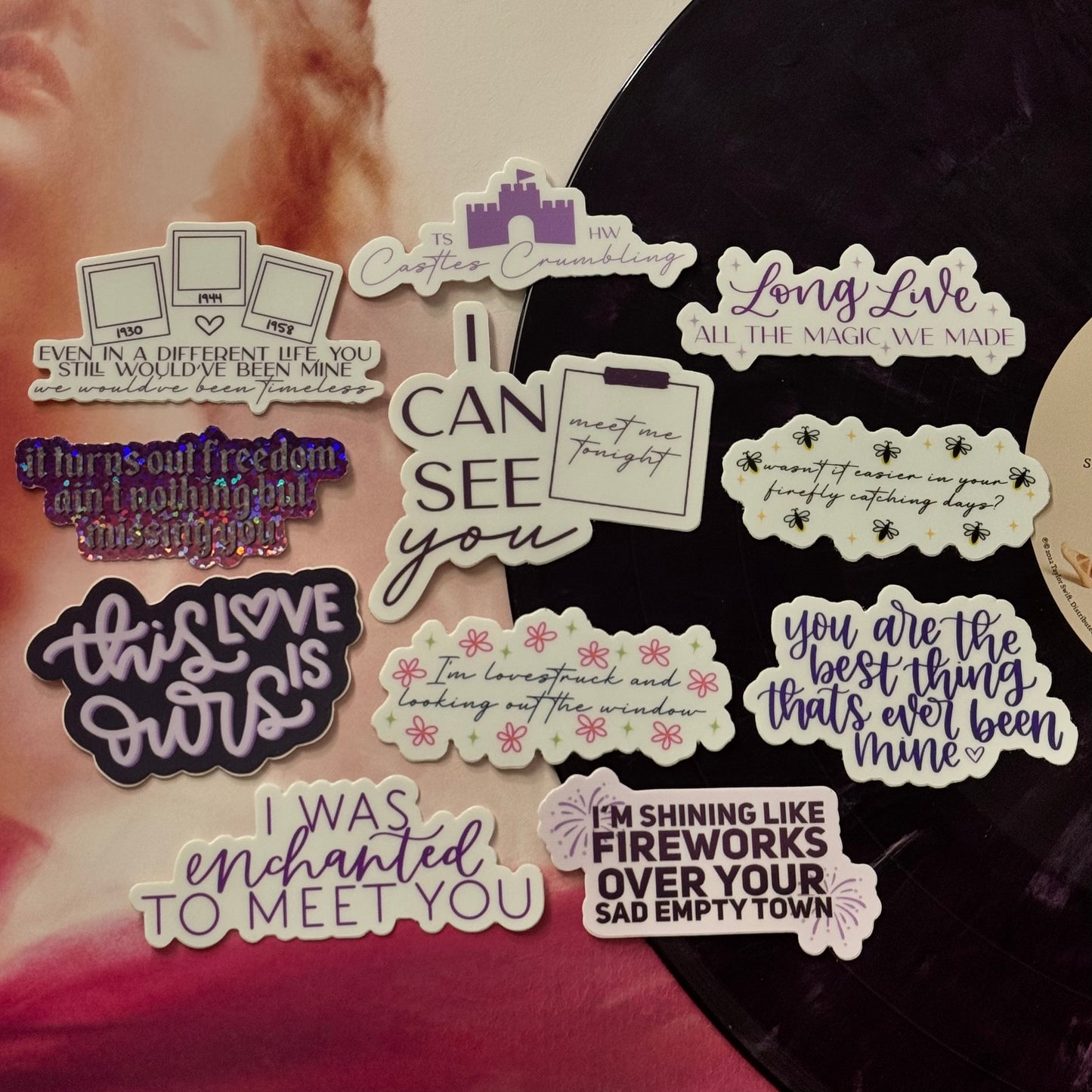 Speak Now Stickers (TS)