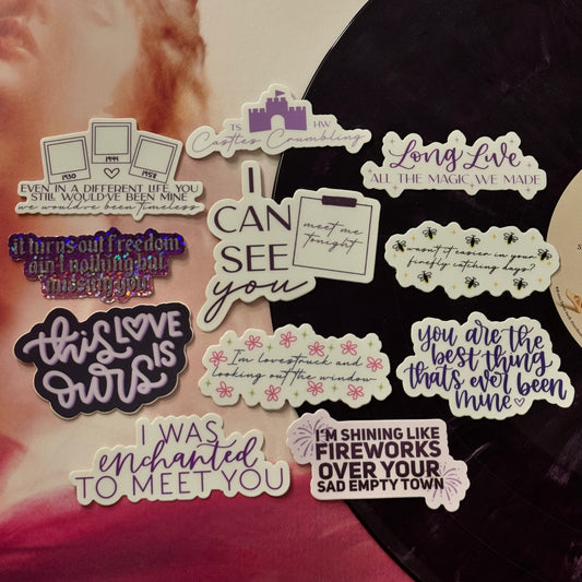 Speak Now Stickers (TS)