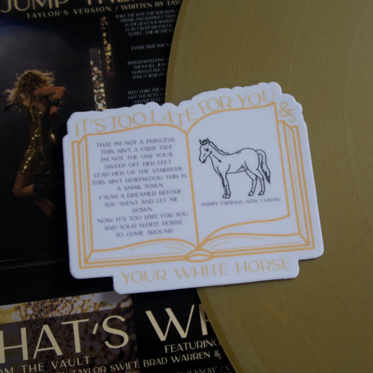 The “White Horse” Sticker