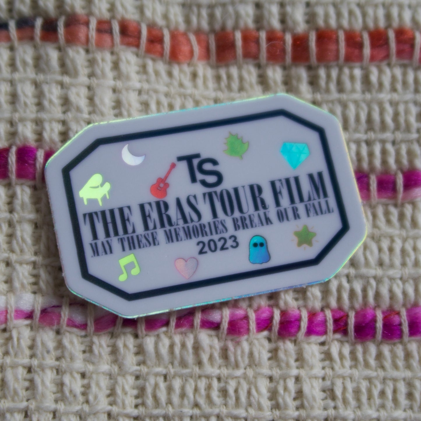 The Eras Film Passport Sticker (Holographic)