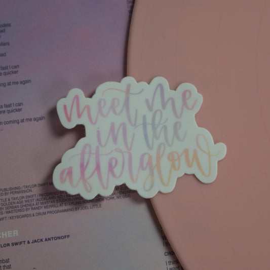 The "Afterglow" Sticker