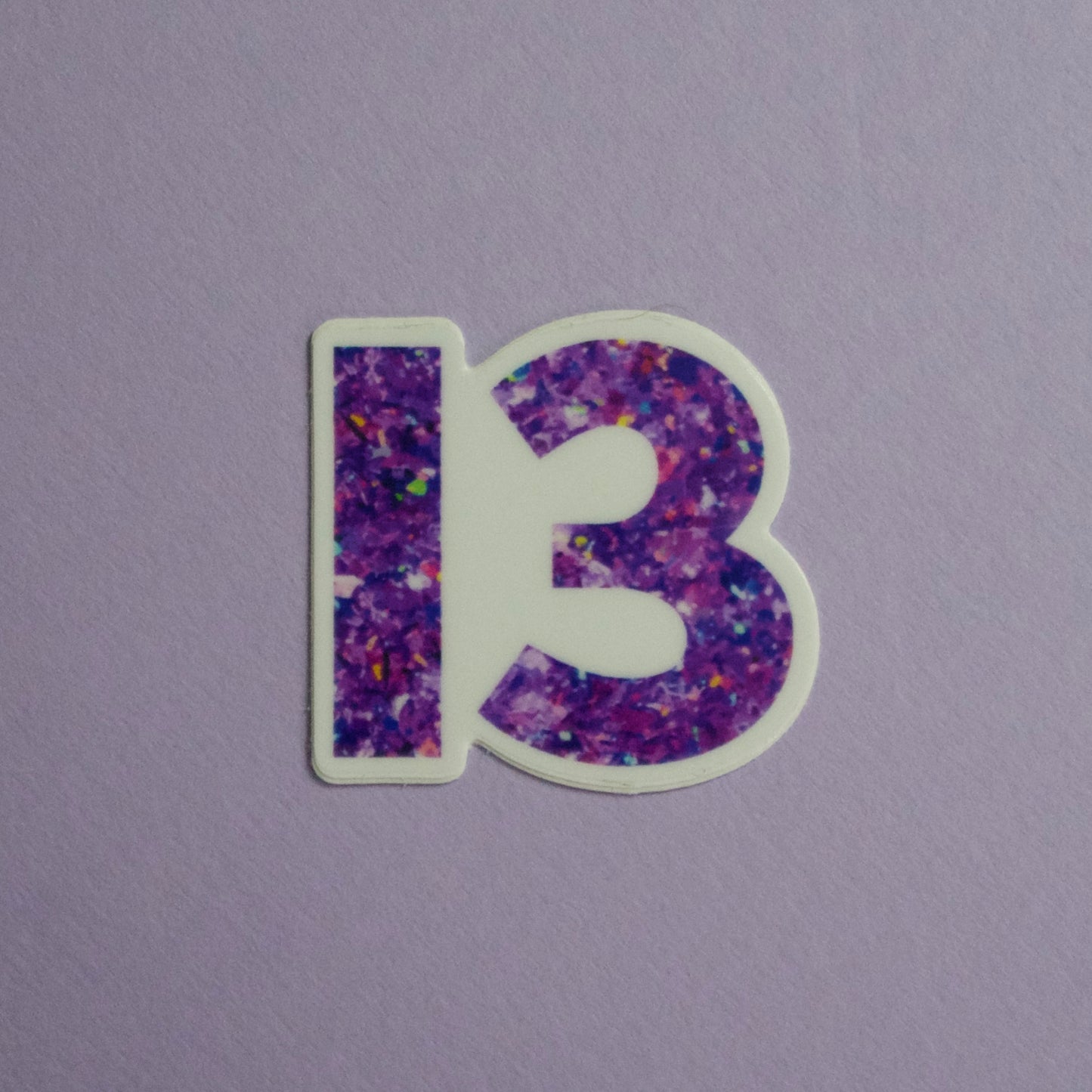 The Purple 13 Mini Sticker