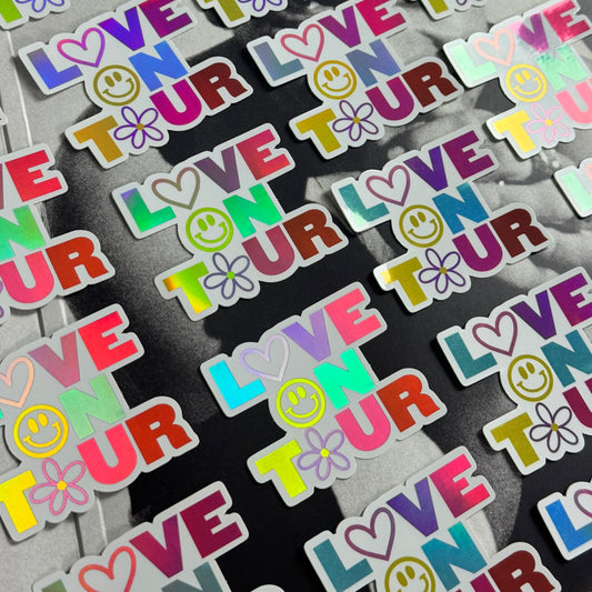 The Love On Tour Holo Mini Sticker