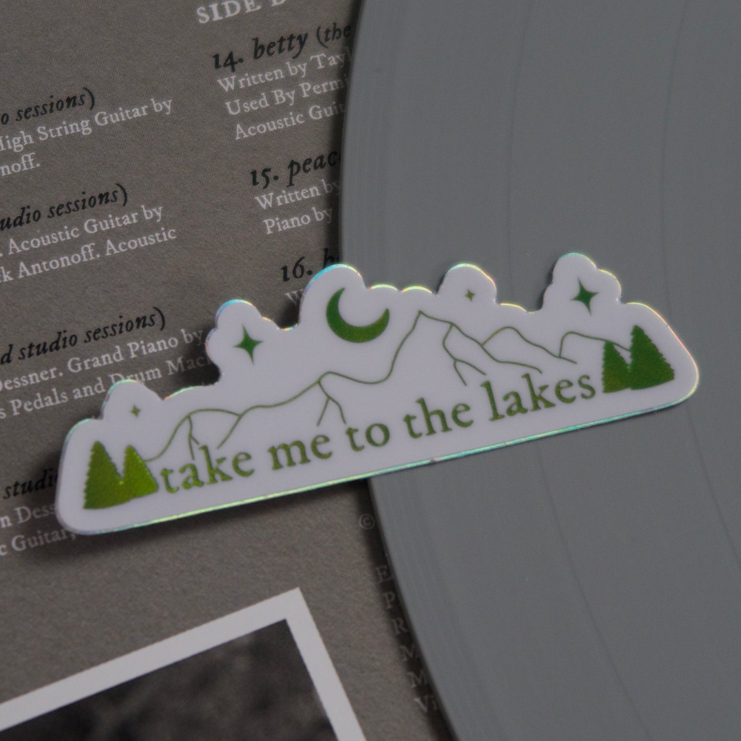 The Lakes Holographic Sticker