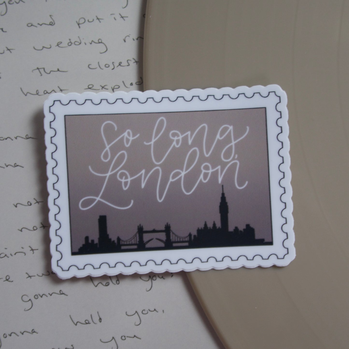 The So Long, London Sticker