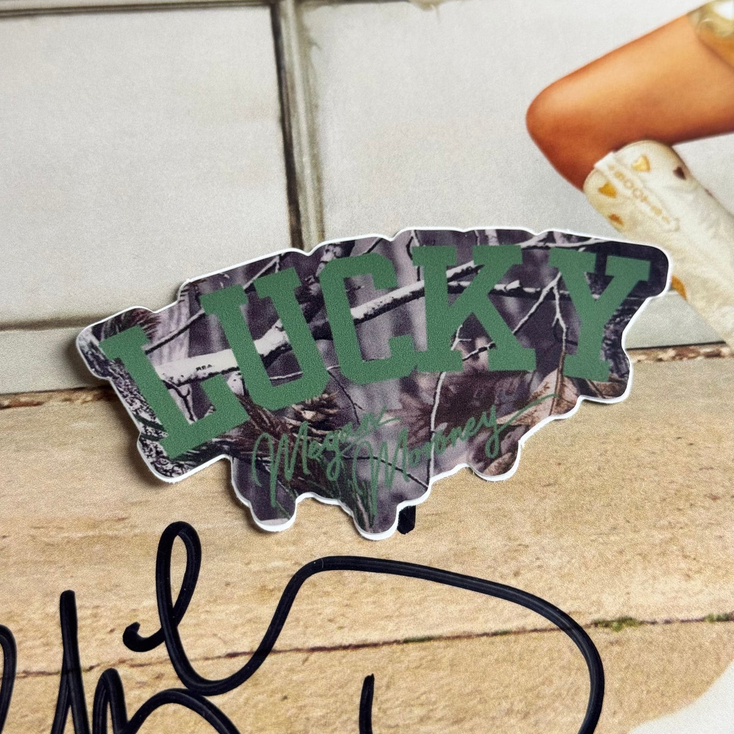 The Camo Cowgirl Sticker Pack