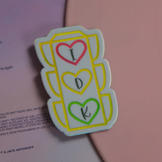 The “Traffic Lights” Holographic Sticker