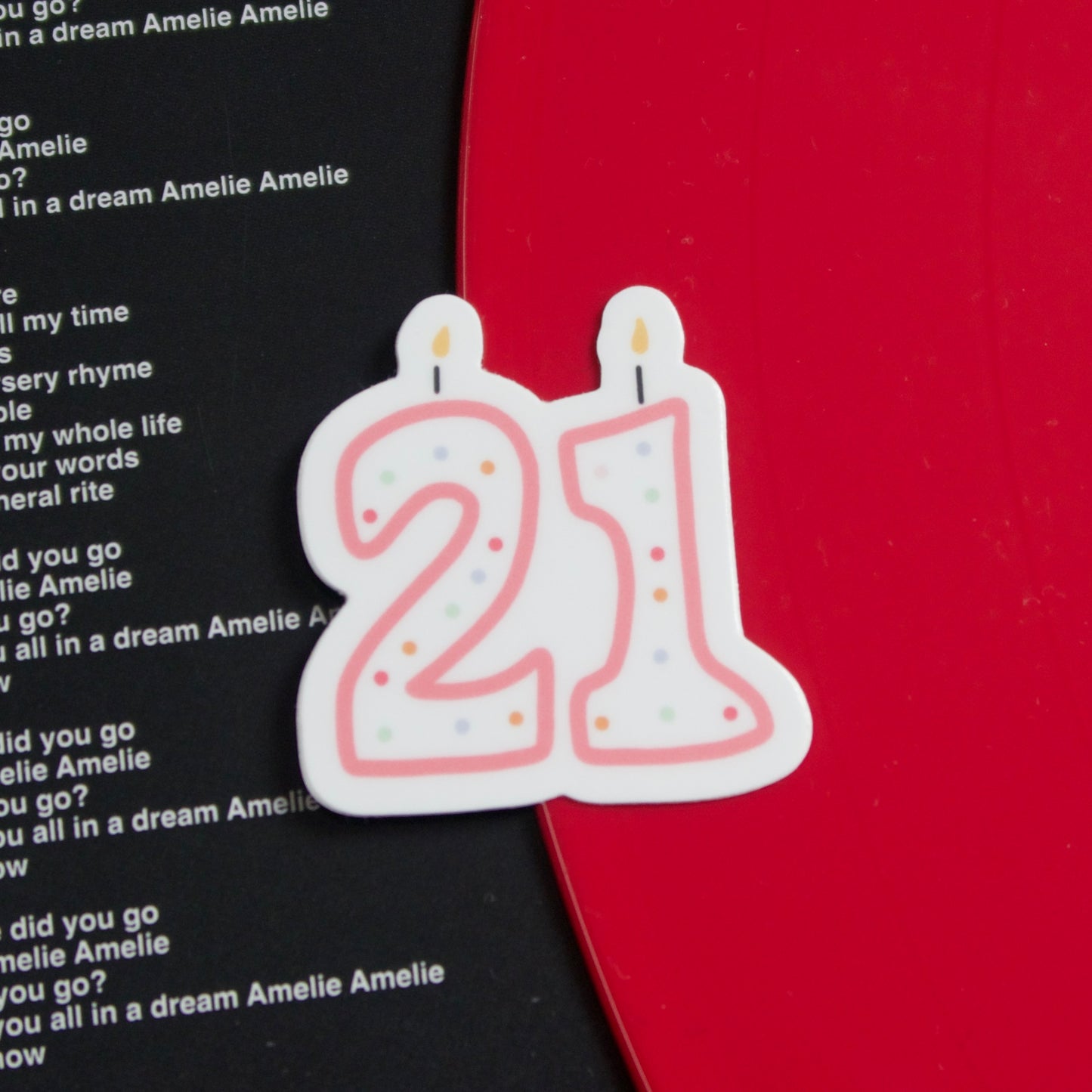 The "21" Mini Sticker