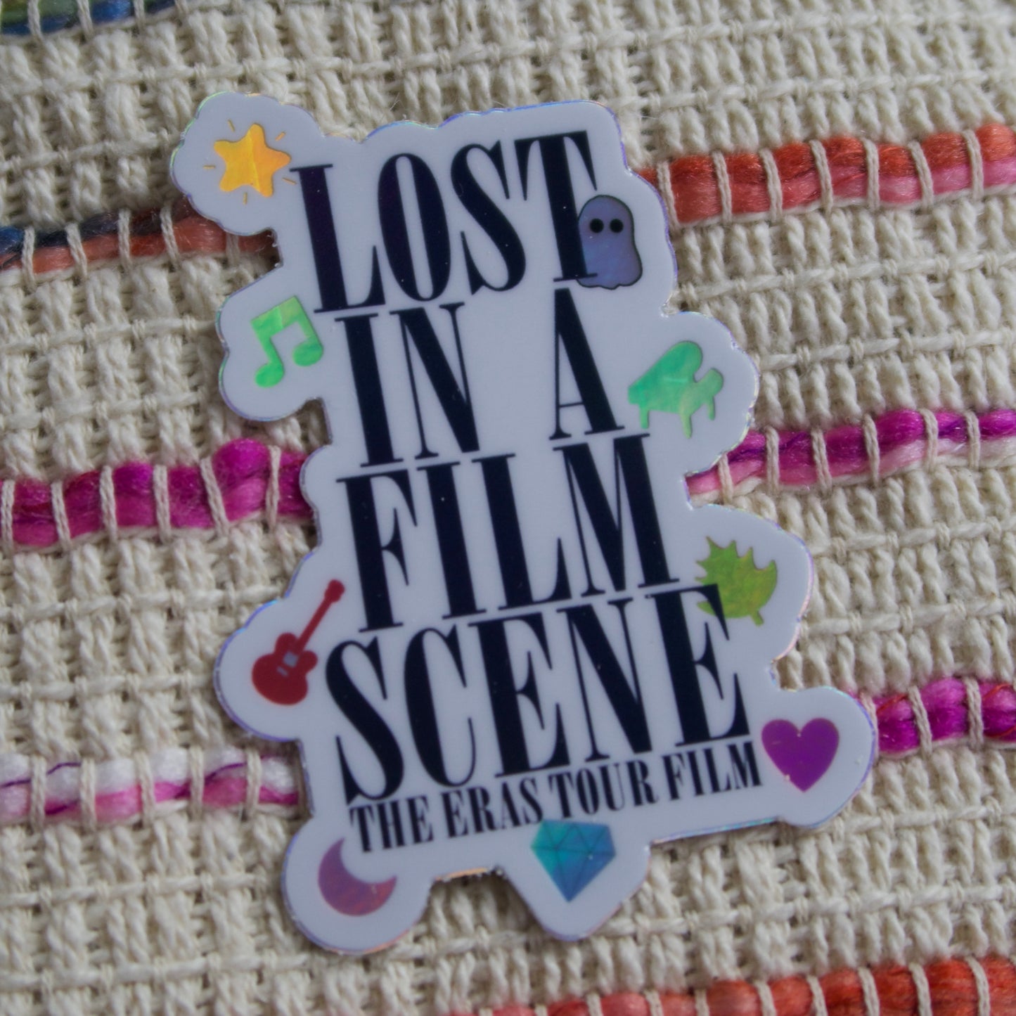 The "Film Scene" Holographic Sticker