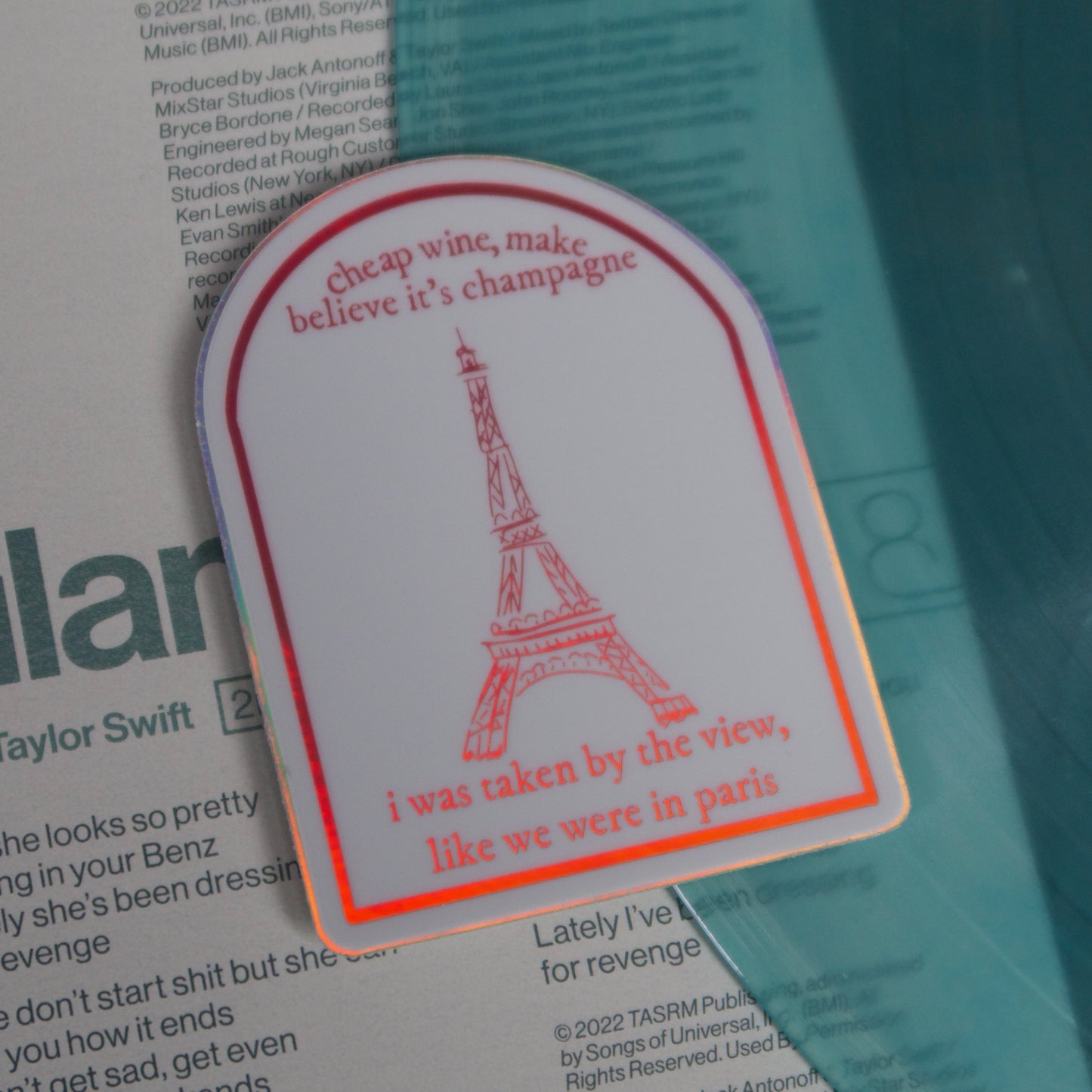 The Paris Holographic Sticker