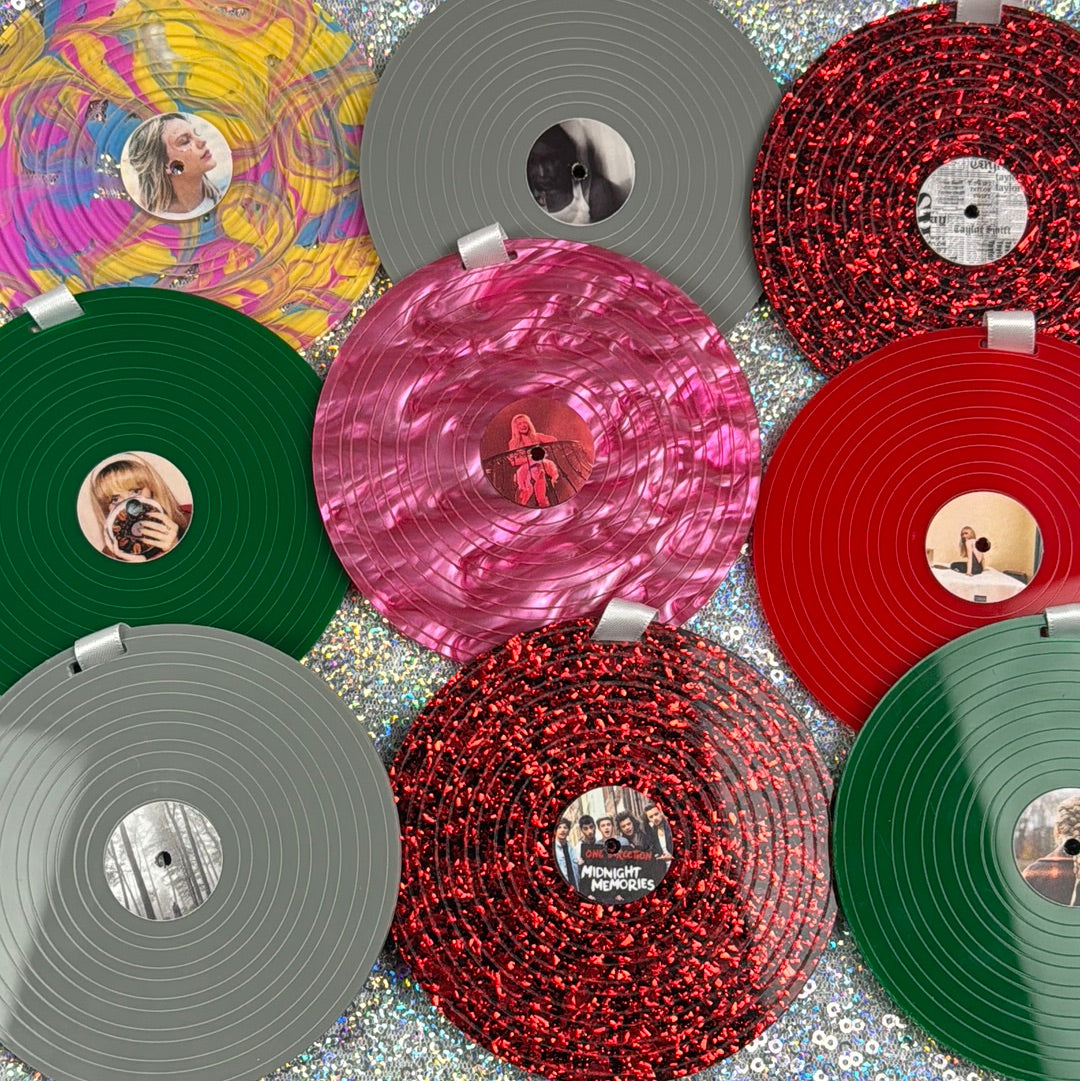 Vinyl Record Ornaments