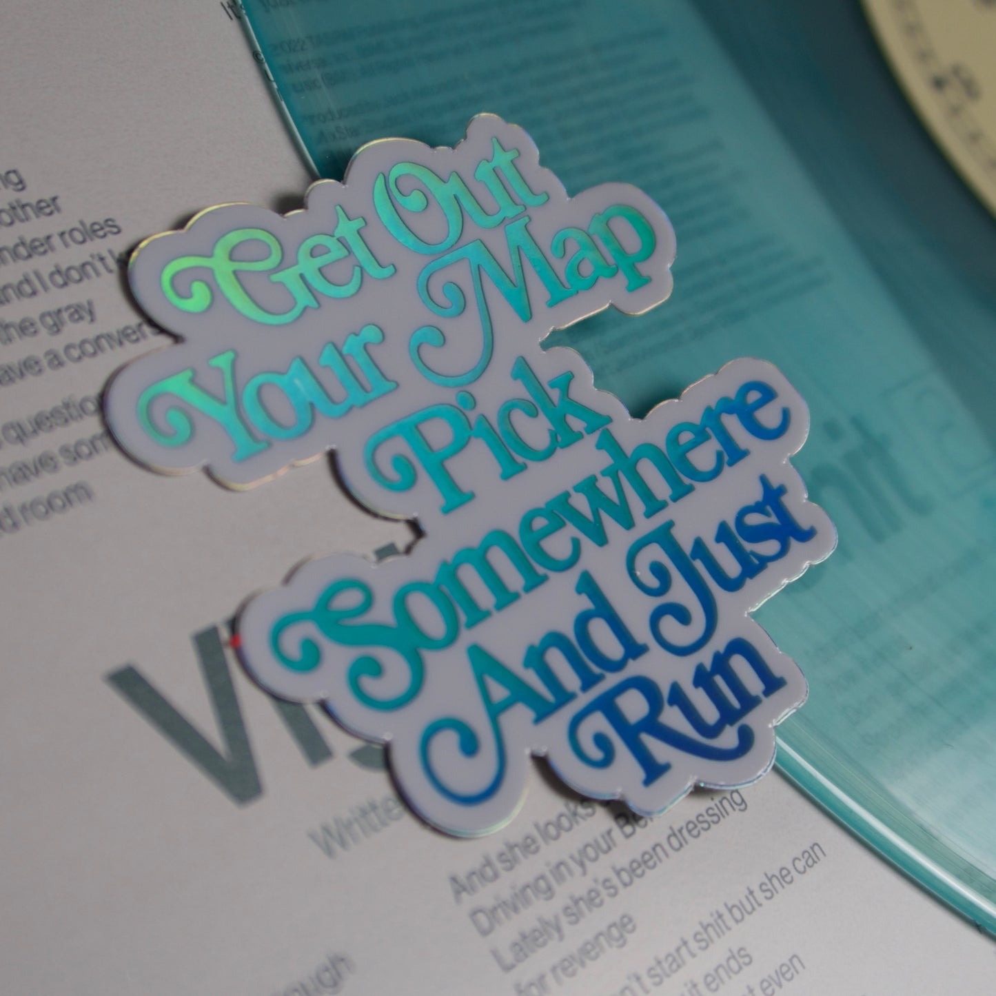 The “Dear Reader” Holographic Sticker