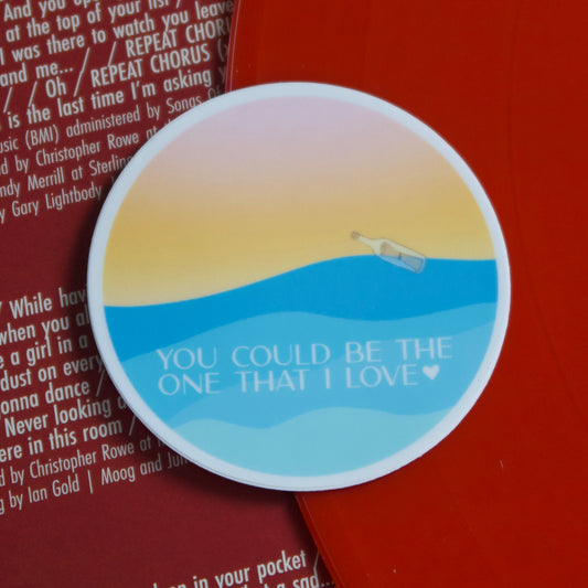 The “Message In A Bottle” Sticker