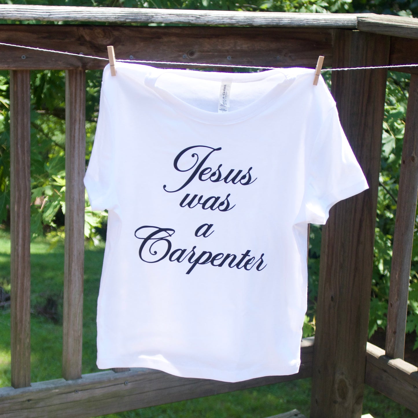 The Jesus was a Carpenter Baby Tee