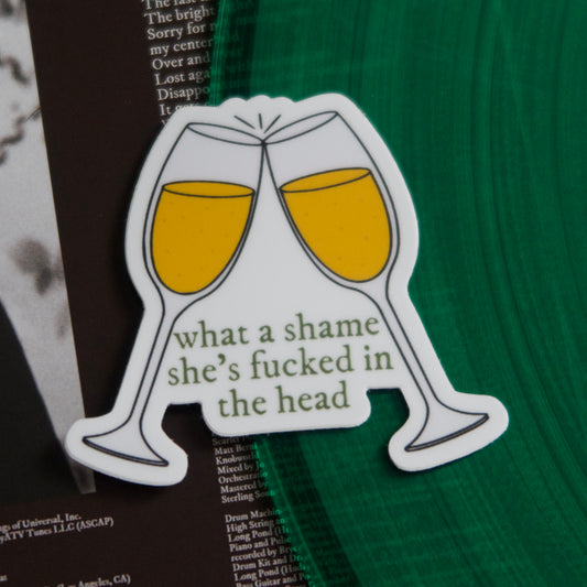 The “Champagne Problems” Sticker