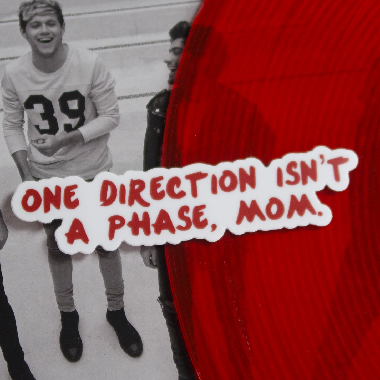 The "One Direction Isn't a Phase, Mom" Sticker