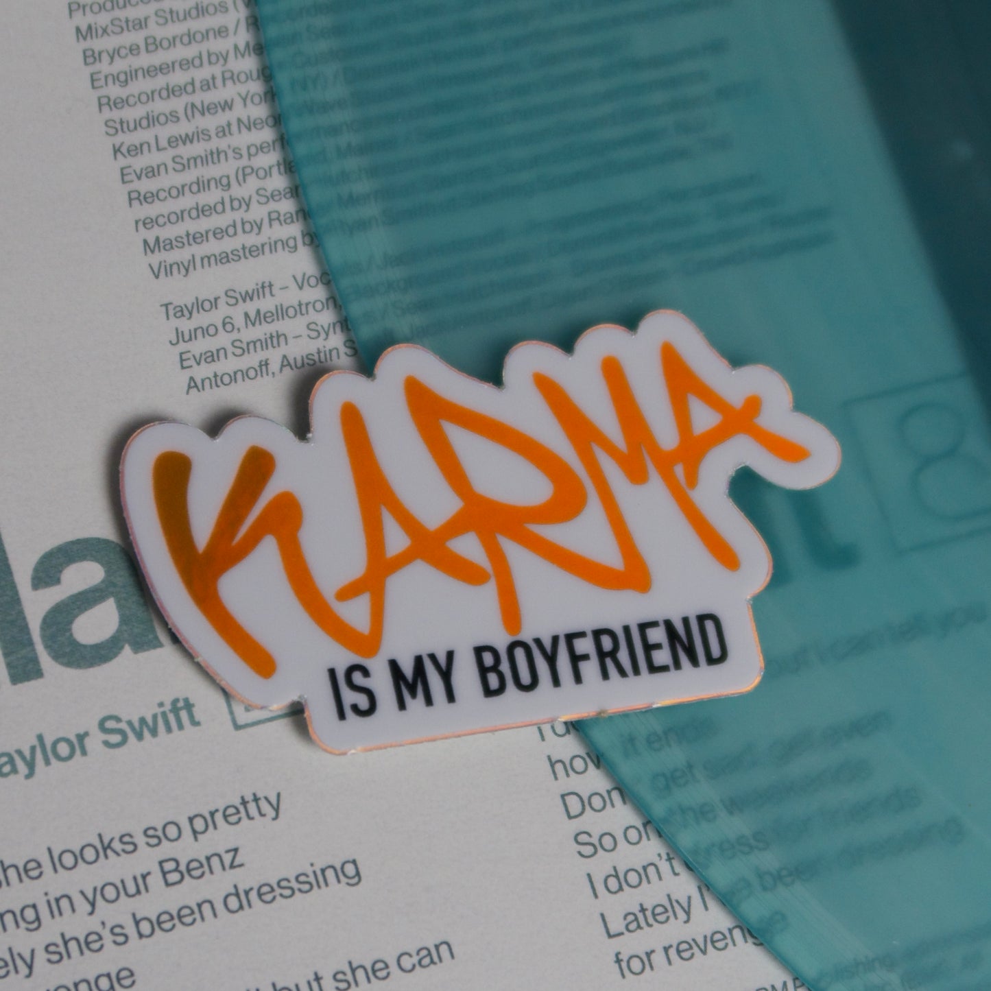 The “Karma” Holographic Sticker