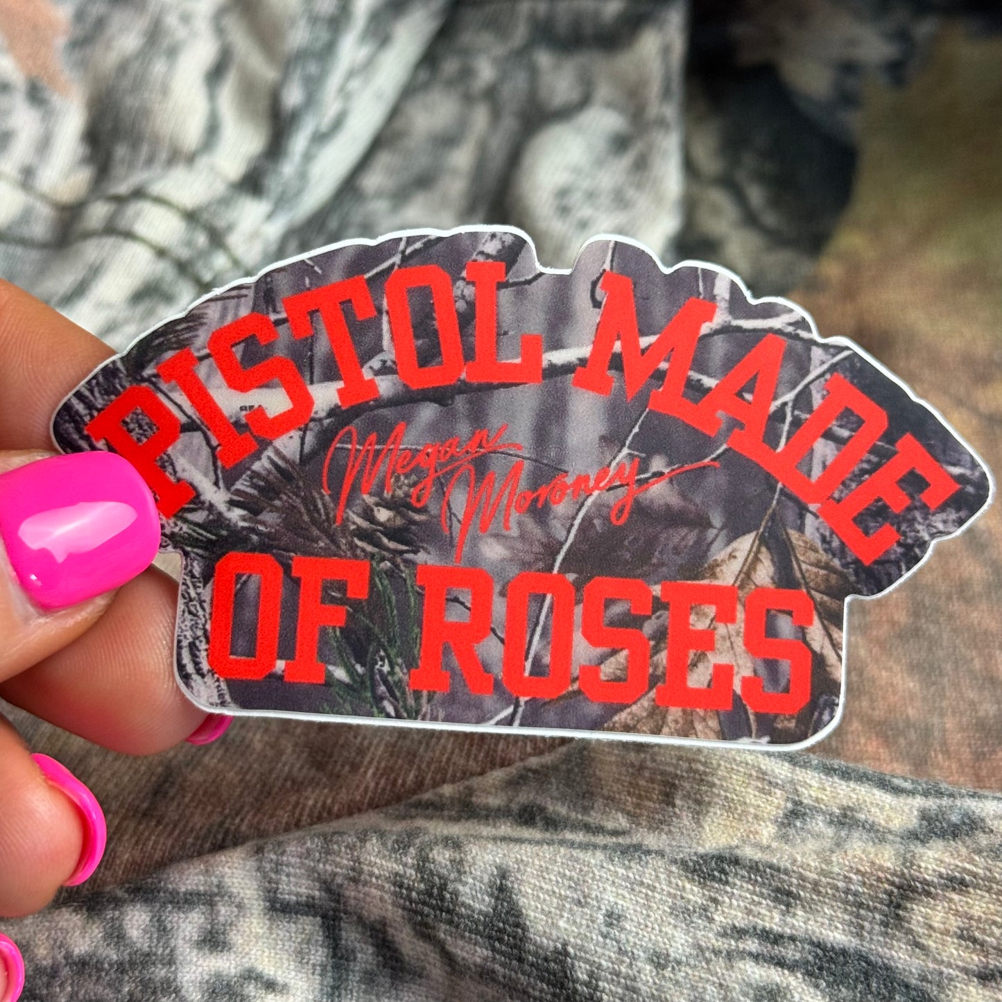 The Camo Cowgirl Sticker Pack