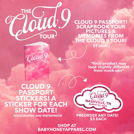 PREORDER | Cloud 9 Passport + Passport Stickers