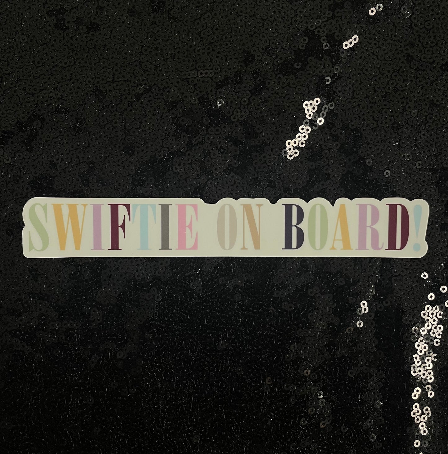 The “Swiftie on Board” Sticker