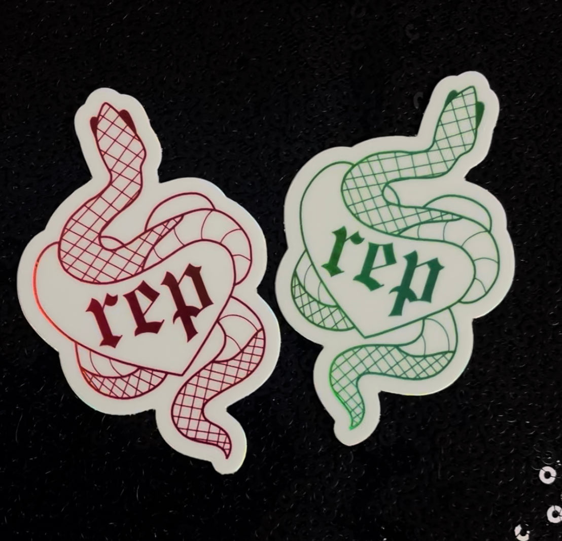 The Rep Snake Sticker