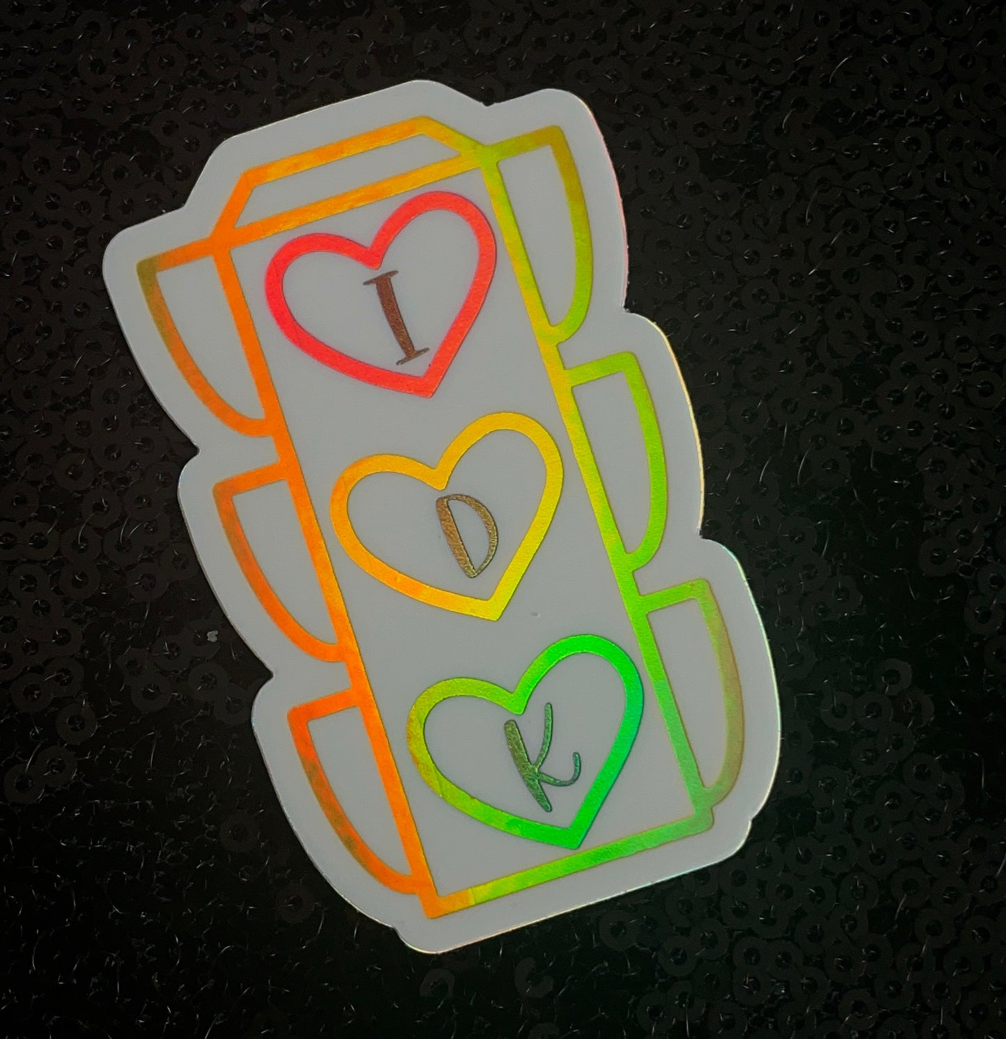 The “Traffic Lights” Holographic Sticker