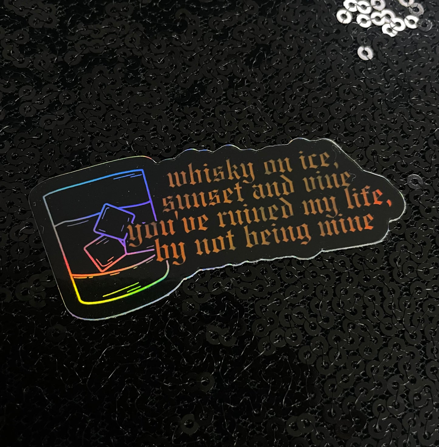 The “Gorgeous” Holographic Sticker